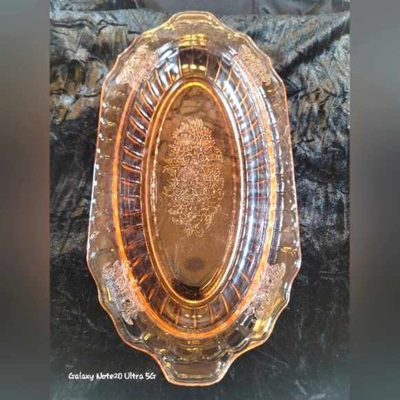 0778. Anchor Hocking ~ Pink Mayfair ~ Open Rose ~ Depression Glass ~ RARE - Picture 1 of 13